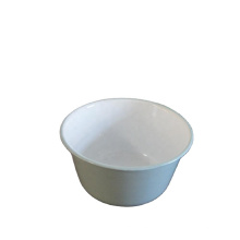 Dia 22cm Big Enamel Mixing Bowl ,Enamel Salad Bowl with black rolled rim